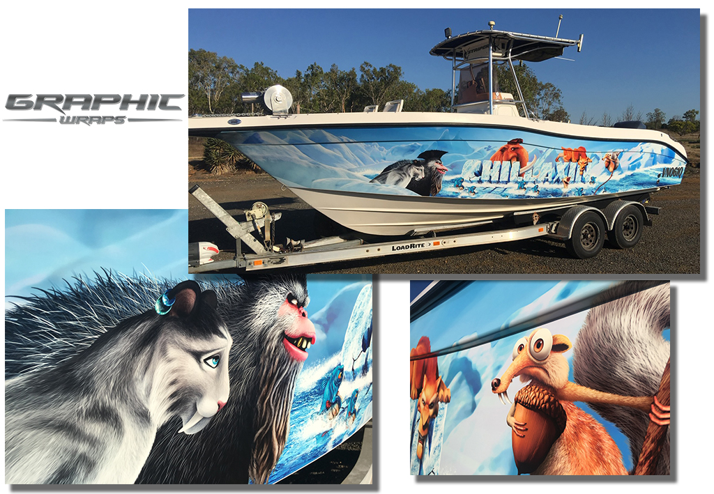 Ice Age Boat Wrap