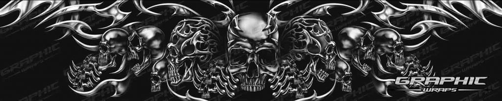 Tribal Metal Skulls WM