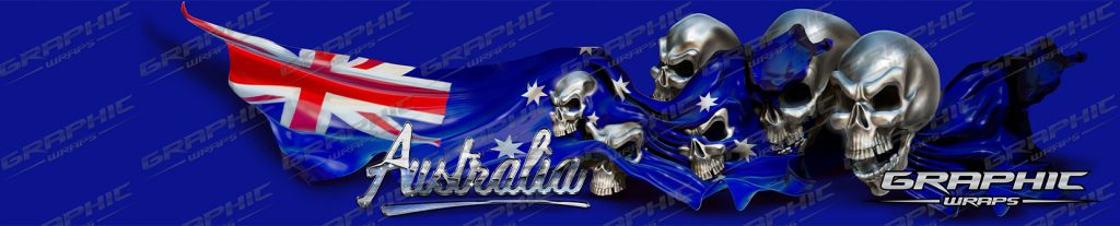 Australian Skull Flag WM 2