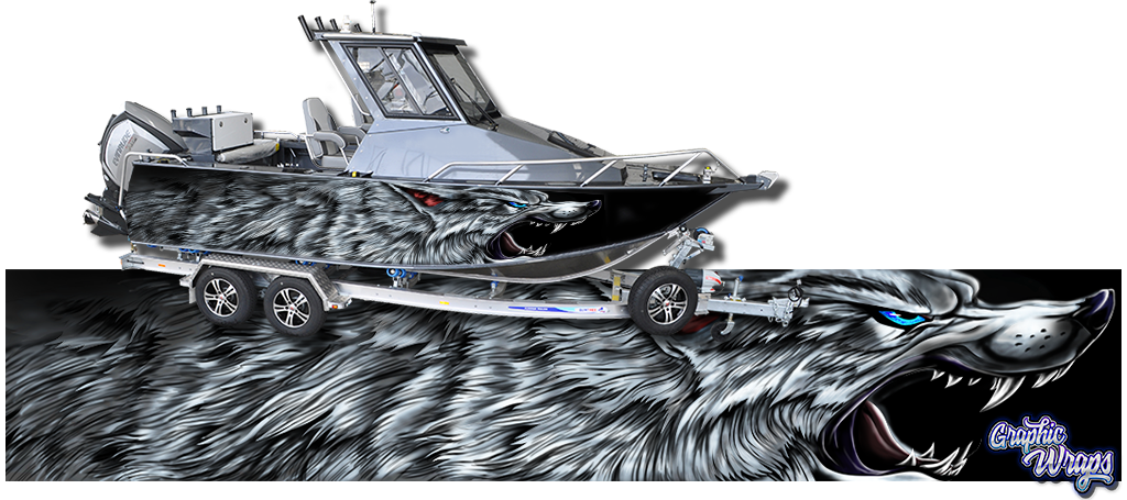 Wolf Boat Wrap