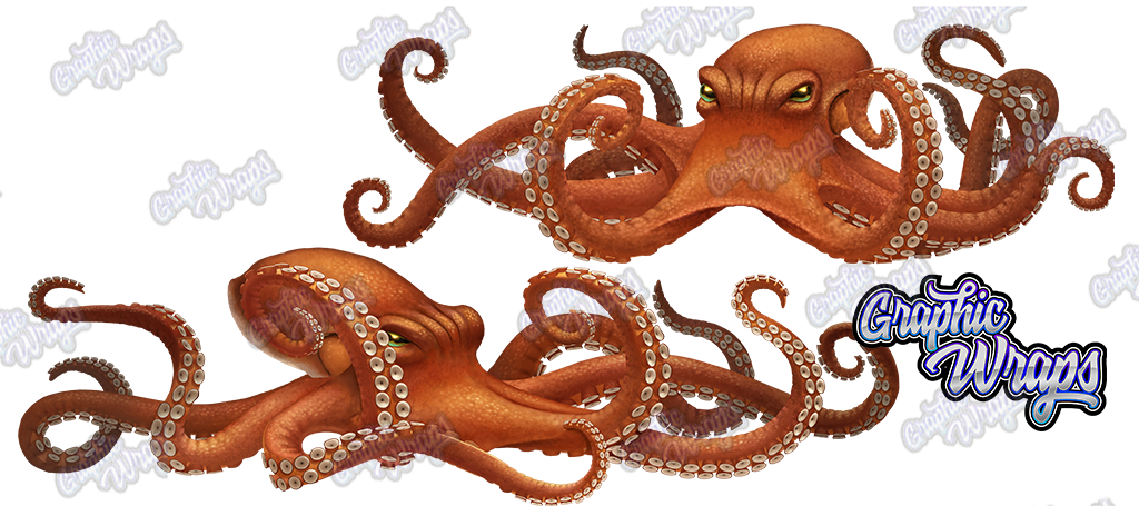 Kraken Octopus Boat Art