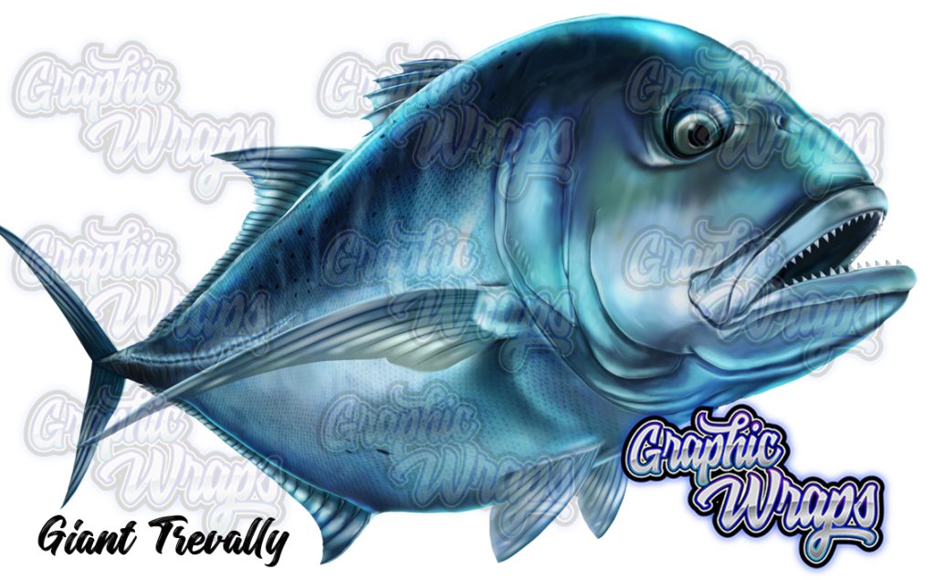 Giant Trevally Graphic Wraps Character Asset 2