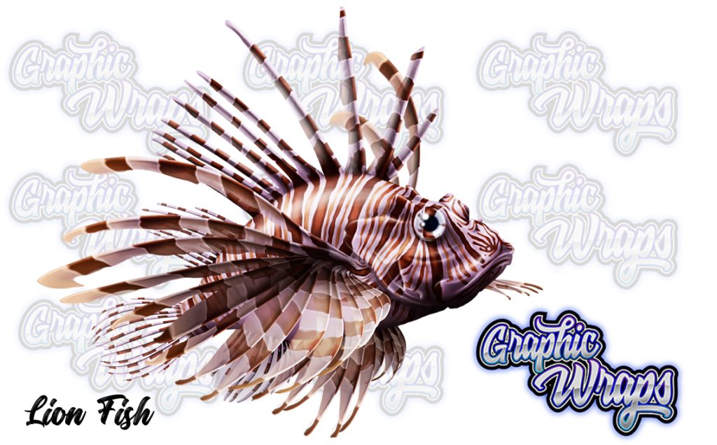 Lion Fish Character Graphic Wraps Character Asset 1