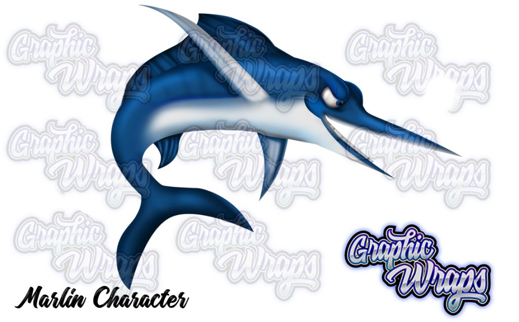 Marlin Chracter Graphic Wraps Character Asset 1