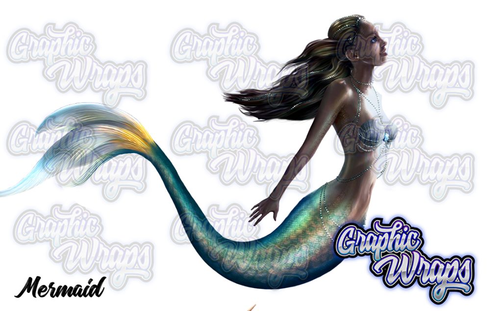 Mermaid Graphic Wraps Character Asset 1