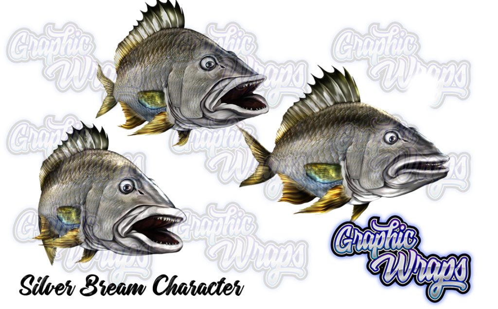 Silver Bream Chracter Graphic Wraps Character Asset 1