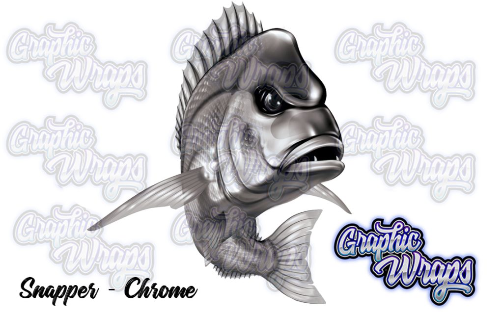 Snapper - Chrome Graphic Wraps Character Asset 1