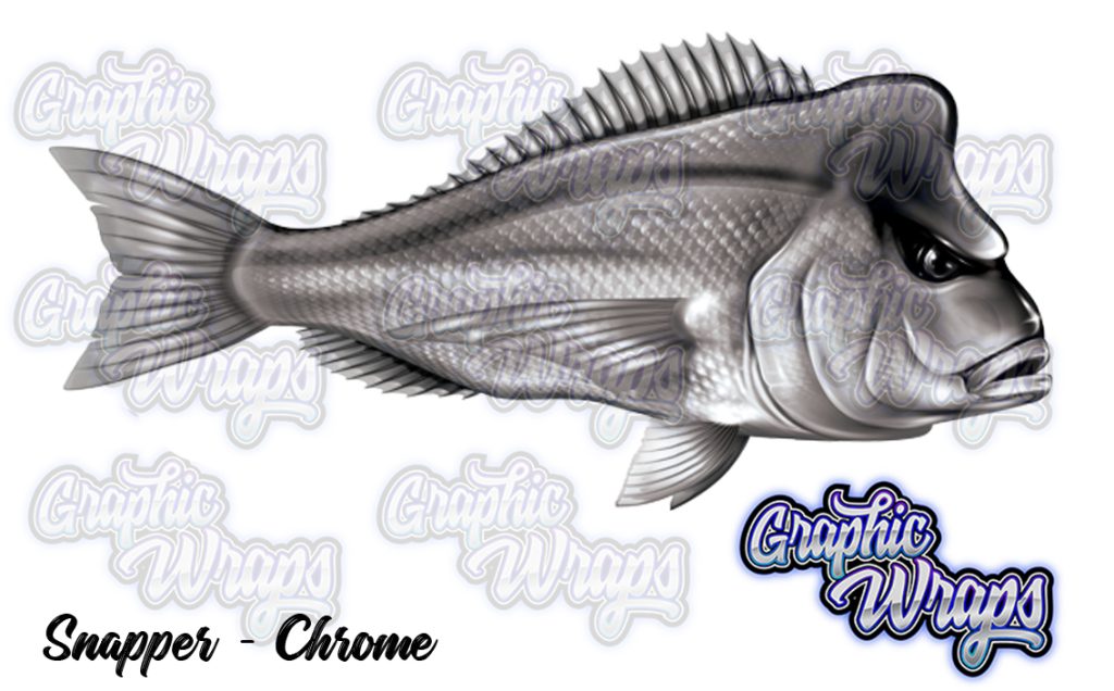 Snapper - Chrome Graphic Wraps Character Asset 3