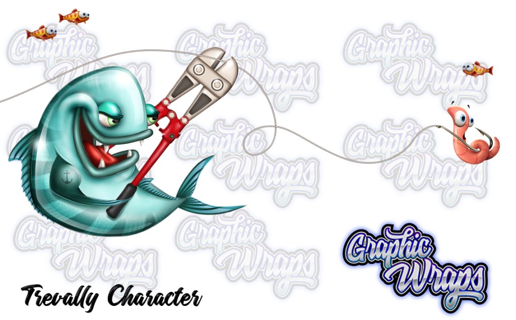 Trevally Character Graphic Wraps Character Asset 1